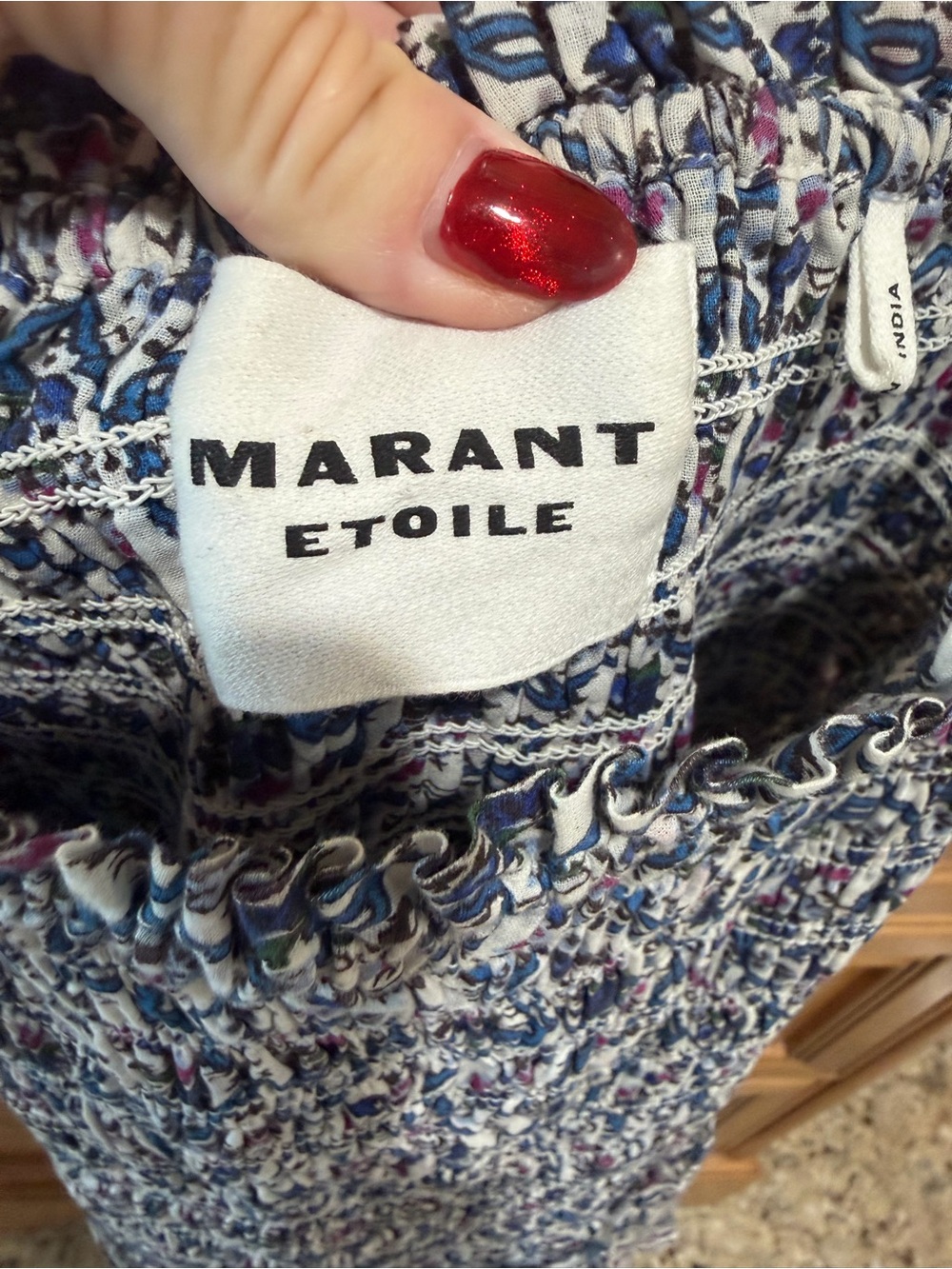 Isabel Marant Étoile Ecru Floral Tiered Ruffle Cotton Sundress - Picture 8 of 9